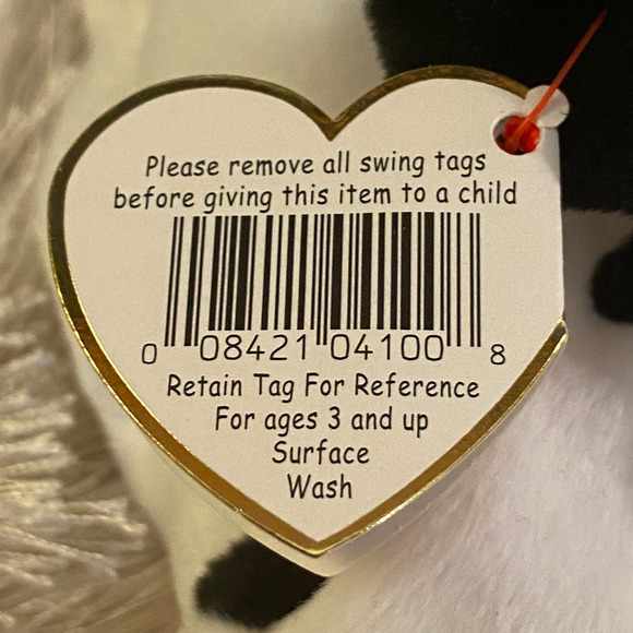 🐾 RARE Ty Beanie Baby DOTTY & UNOPENED TEENIE DOTTY - both have TAG ERRORS! 🐾 - Picture 4 of 16